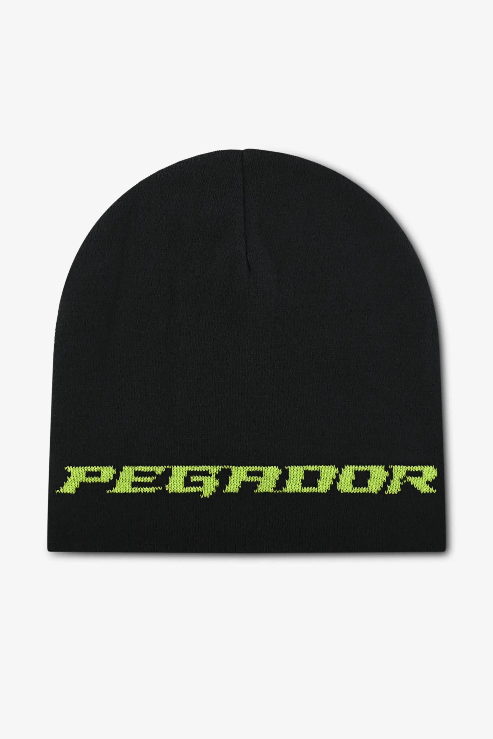 Alden Short Beanie Black Flash Green von PEGADOR®