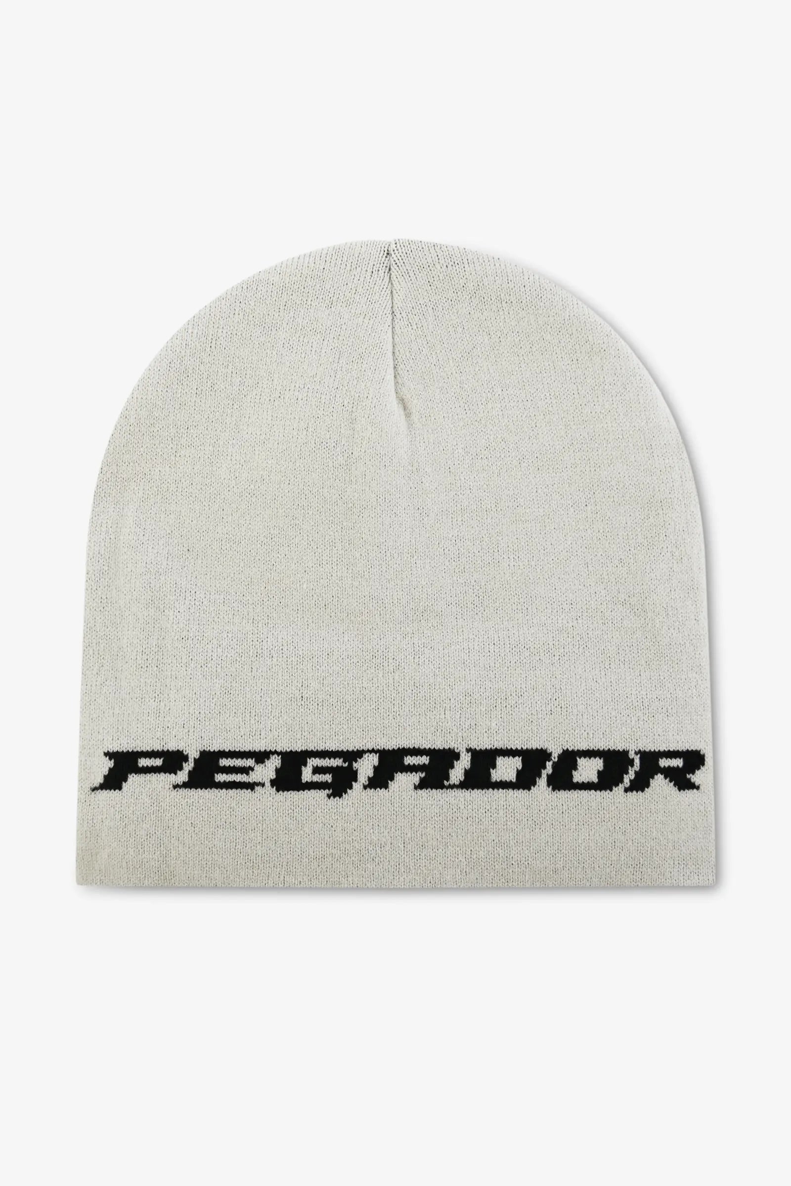 Alden Short Beanie Light Beige Black von PEGADOR®