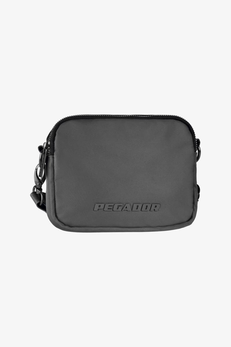 Amatu Logo Nylon Cross Body Bag Grey von PEGADOR®