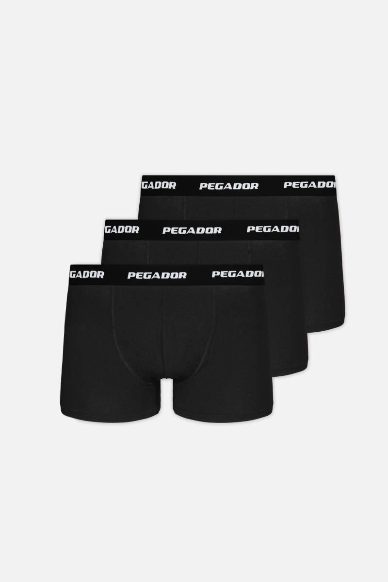 Ango Boxershorts 3 Pack Black Black von PEGADOR®