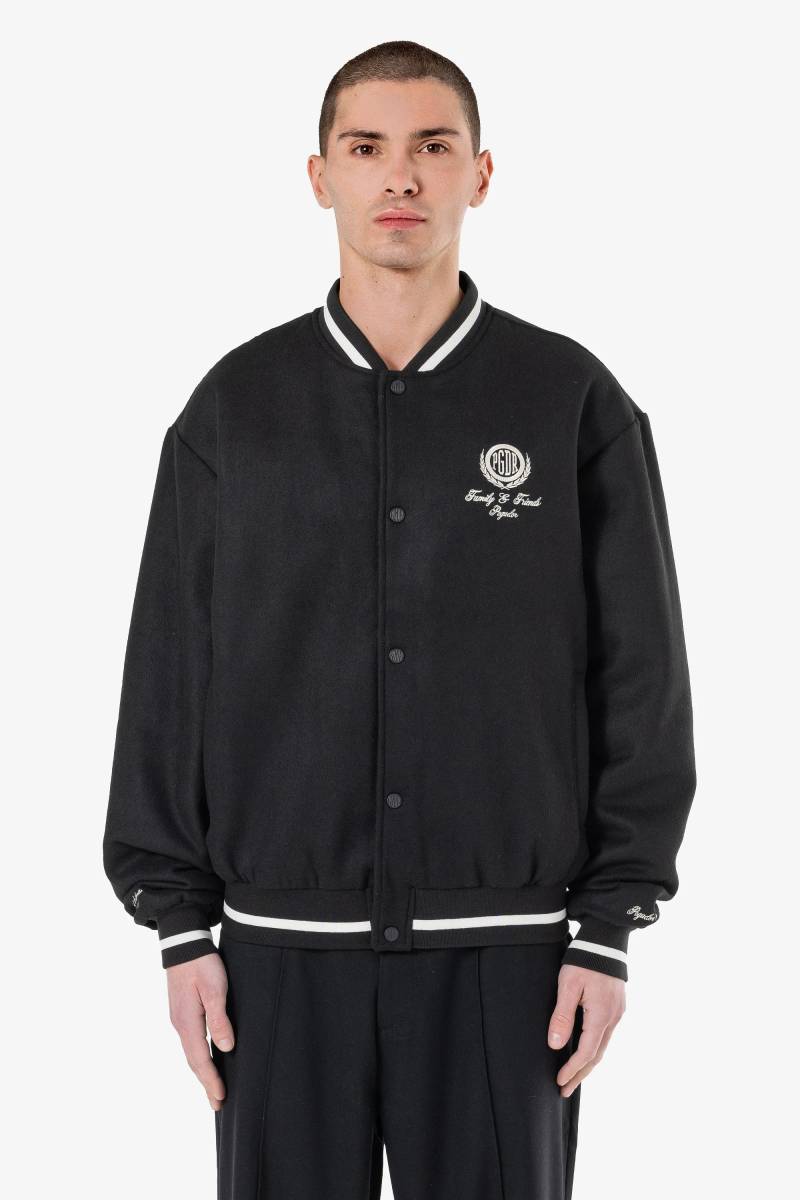 Atmore Varsity Jacket Black von PEGADOR®