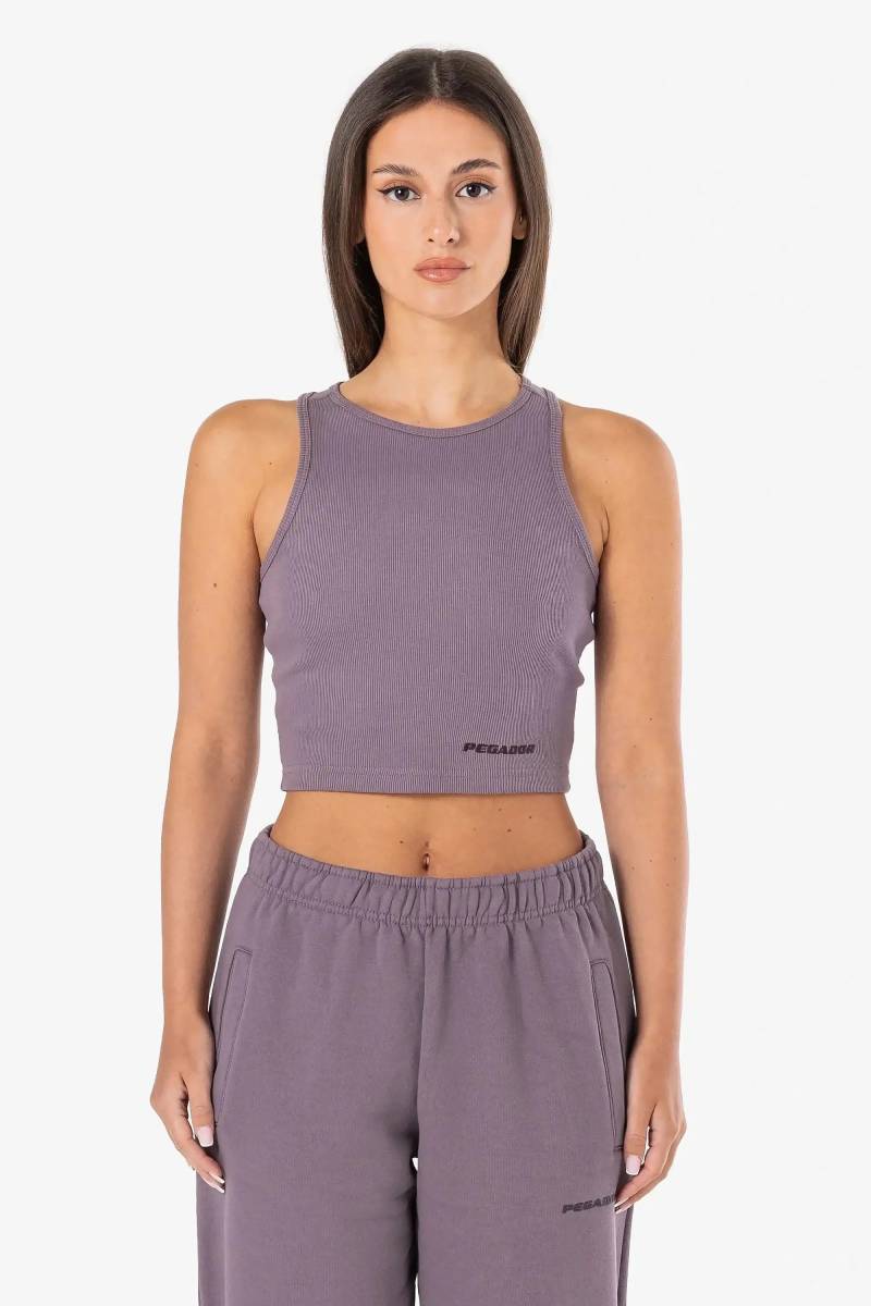 Ayla Crop Top Dusty Grape von PEGADOR®