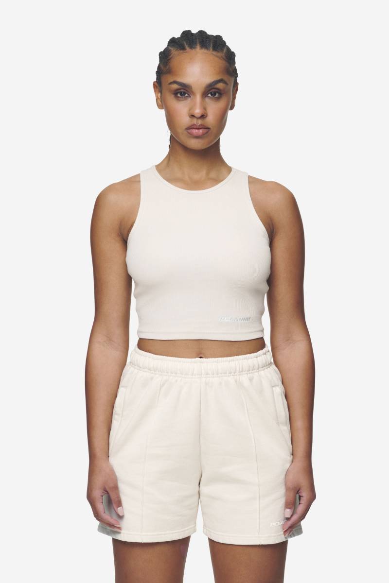 Ayla Crop Top Washed Coast Sand White von PEGADOR®