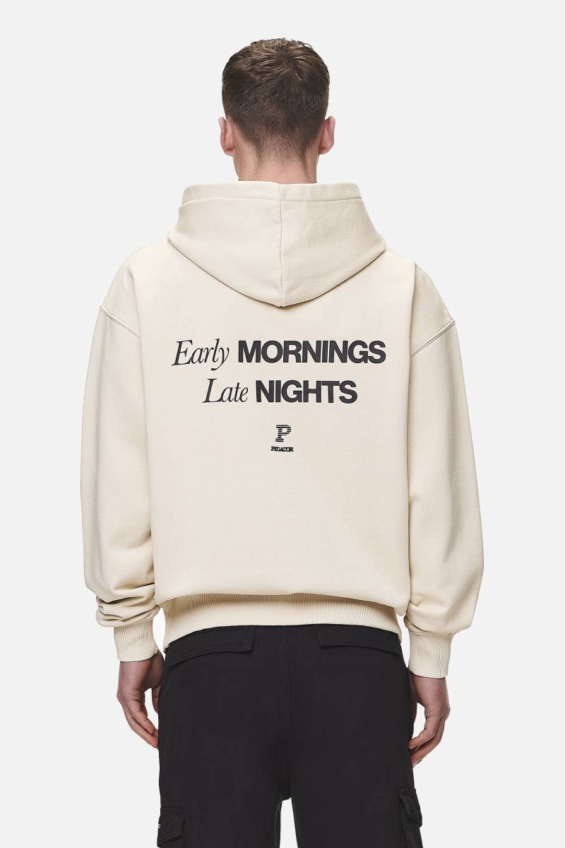 Baldock Oversized Hoodie Washed Desert Sand von PEGADOR®