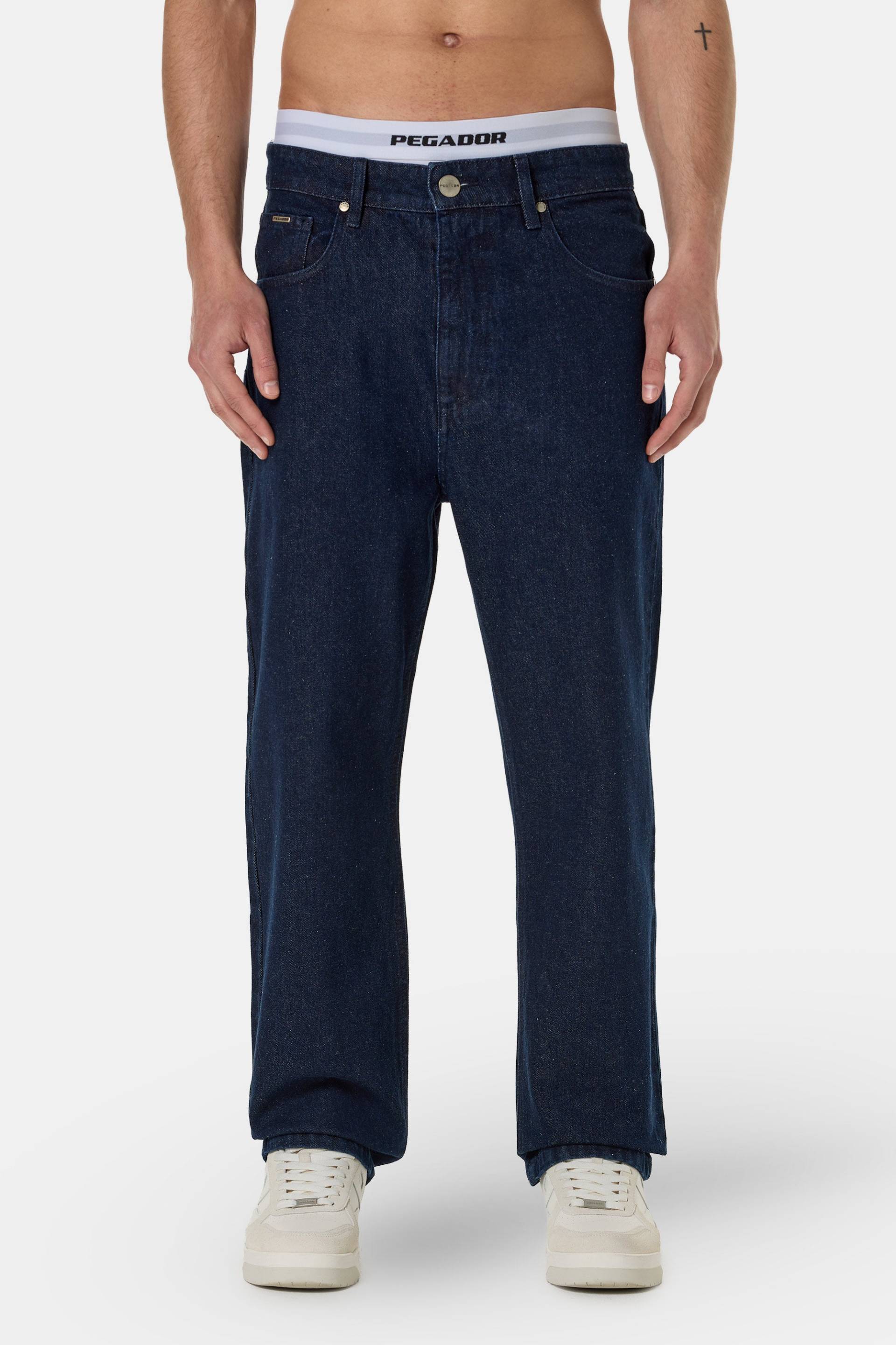 Baltra Baggy Jeans Raw Blue von PEGADOR®
