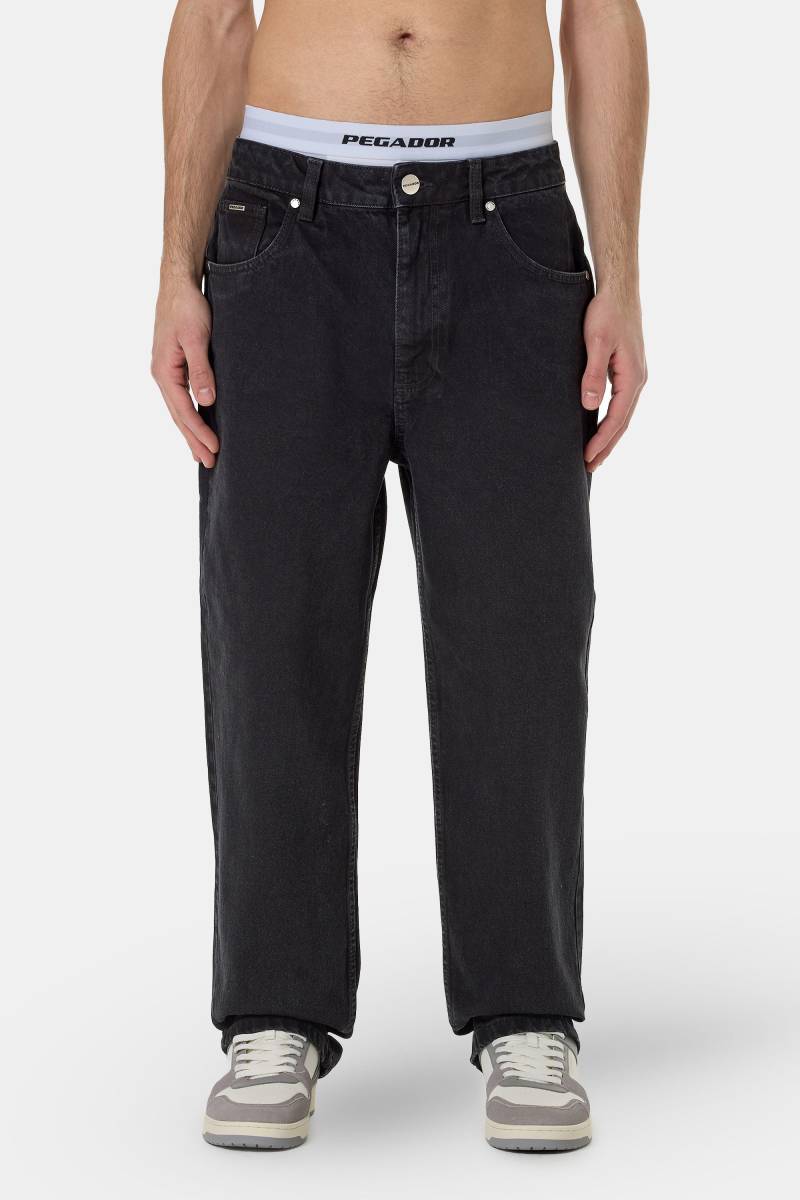 Baltra Baggy Jeans Washed Black von PEGADOR®