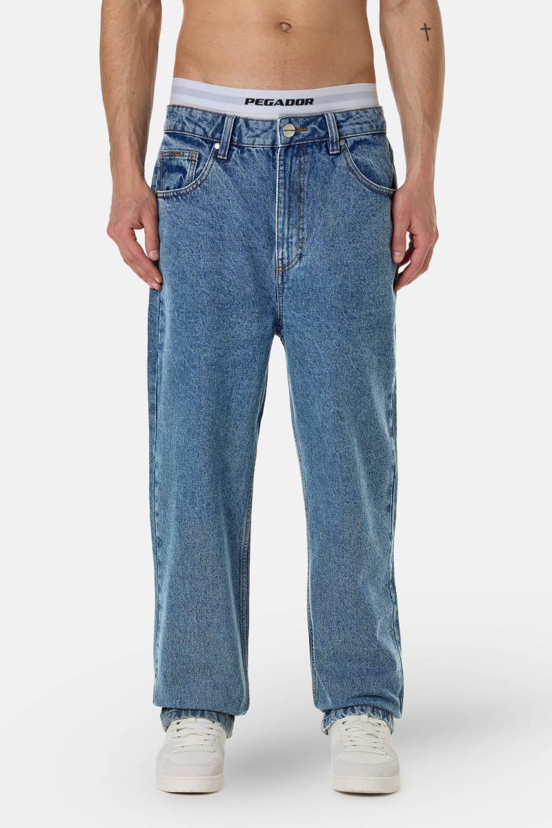 Baltra Baggy Jeans Washed Blue von PEGADOR®