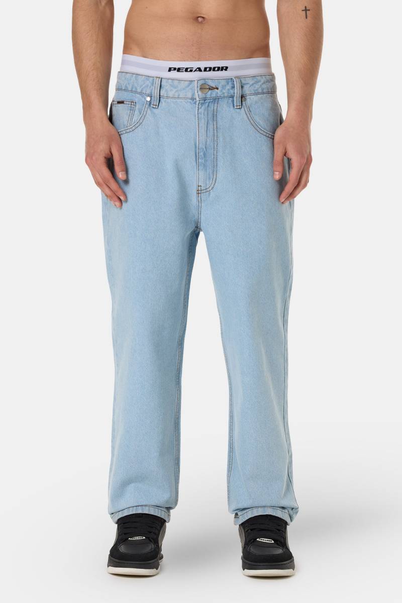Baltra Baggy Jeans Washed Cold Blue von PEGADOR®