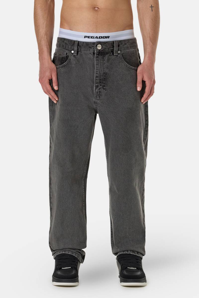Baltra Baggy Jeans Washed Grey von PEGADOR®