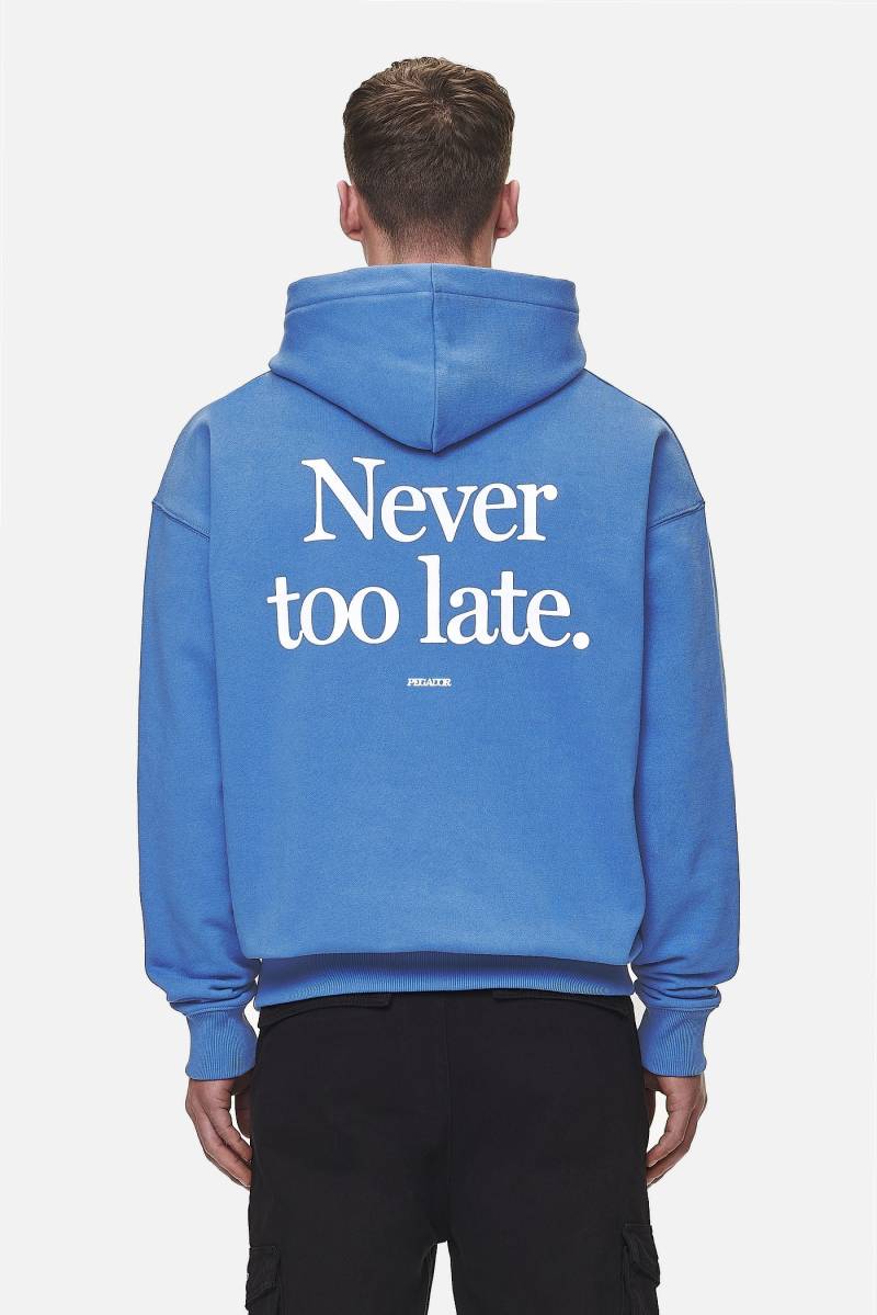 Bass Oversized Hoodie Washed Retro Blue von PEGADOR®