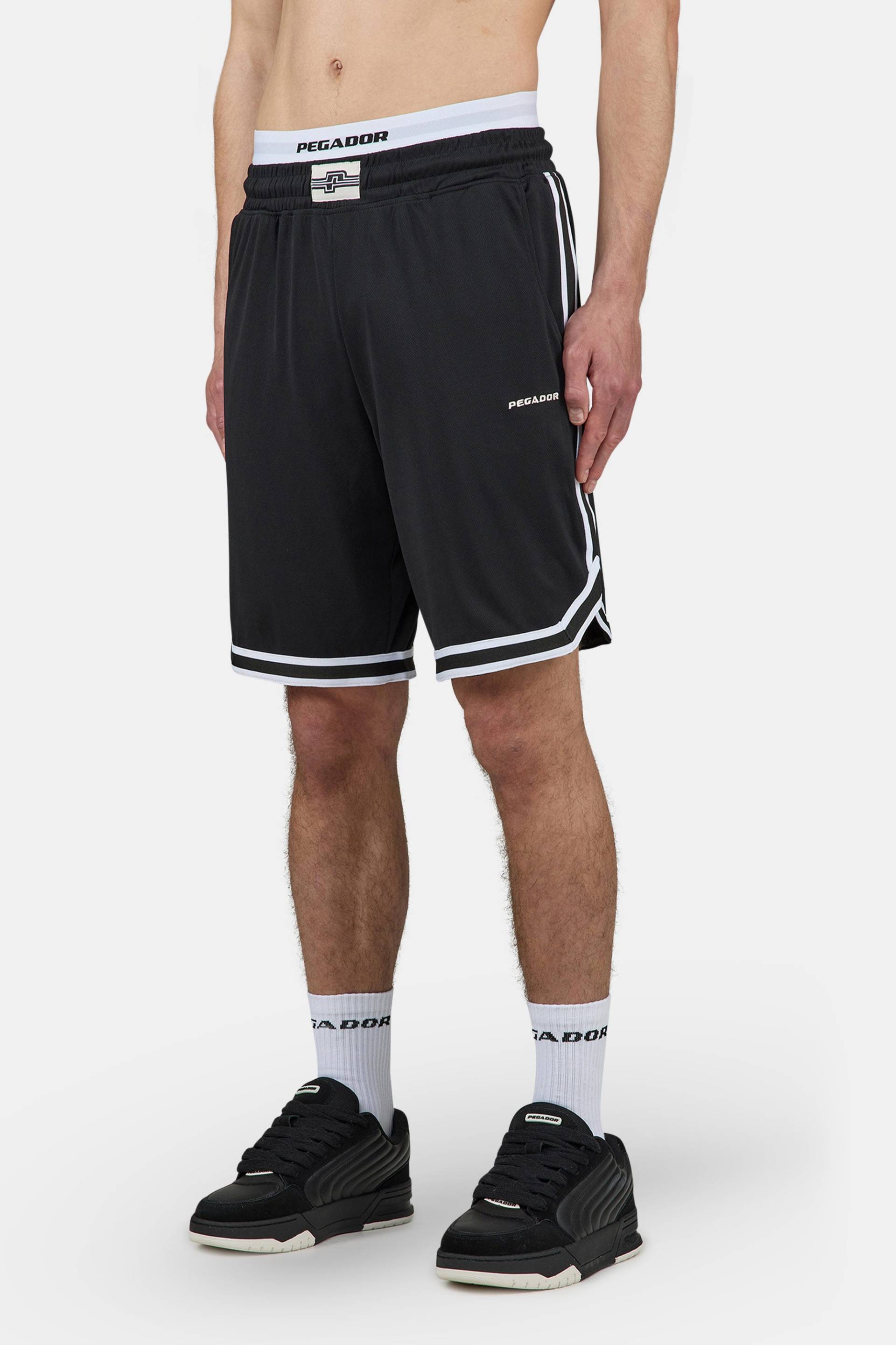 Bavon Basketball Shorts Black von PEGADOR®