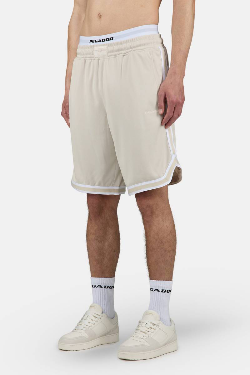 Bavon Basketball Shorts Light Beige von PEGADOR®