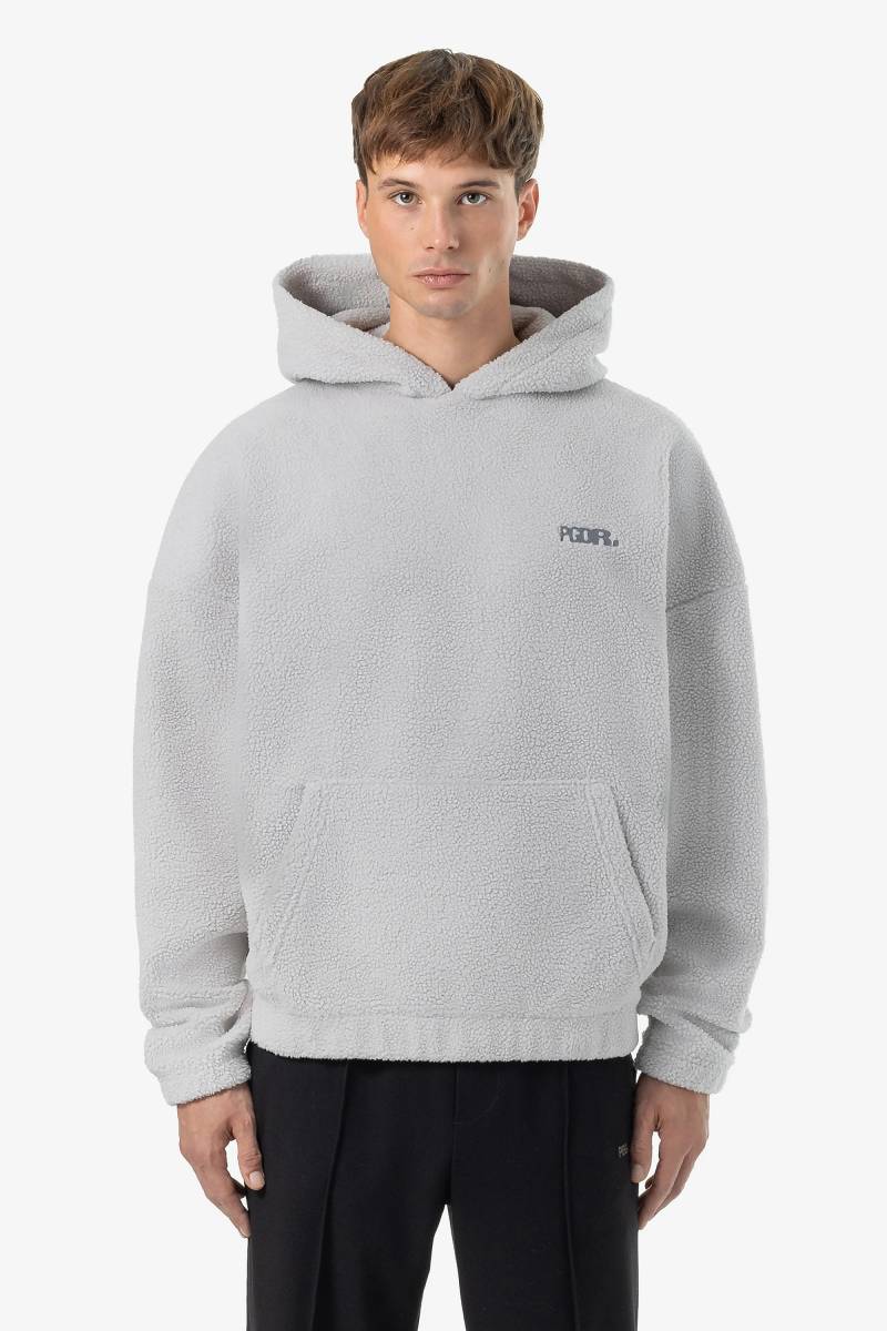 Baye Boxy Fleece Hoodie Clear Grey von PEGADOR®