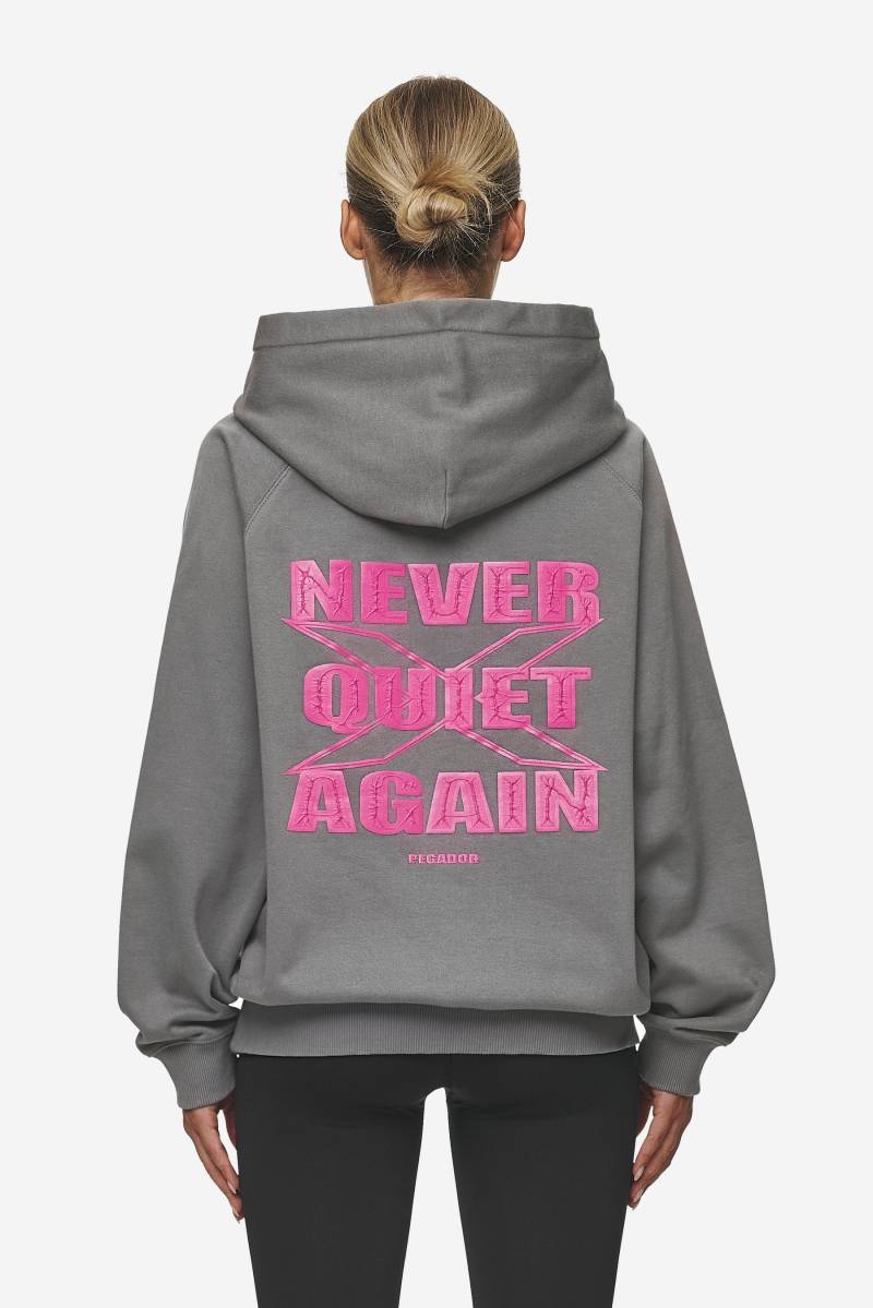 Belly Oversized Hoodie Washed Deep Grey von PEGADOR®