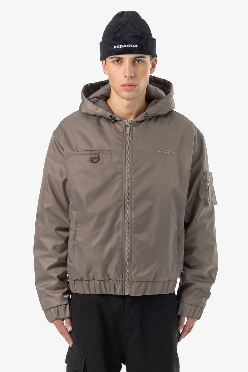 Bensley Bomber Jacket Dust Brown von PEGADOR®