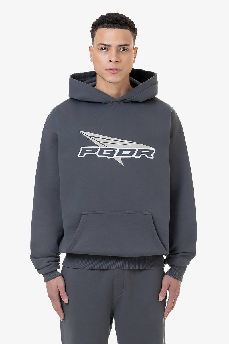 Blamor Oversized Hoodie Washed Anthracite von PEGADOR®