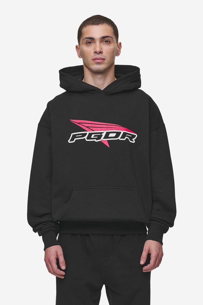 Blamor Oversized Hoodie Washed Black von PEGADOR®