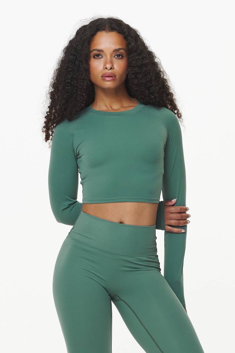 Bow Longsleeve Garden Green von PEGADOR®