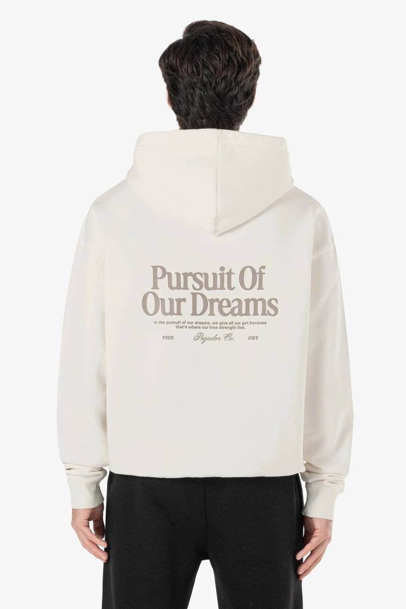 Brooke Oversized Hoodie Washed Warm White von PEGADOR®