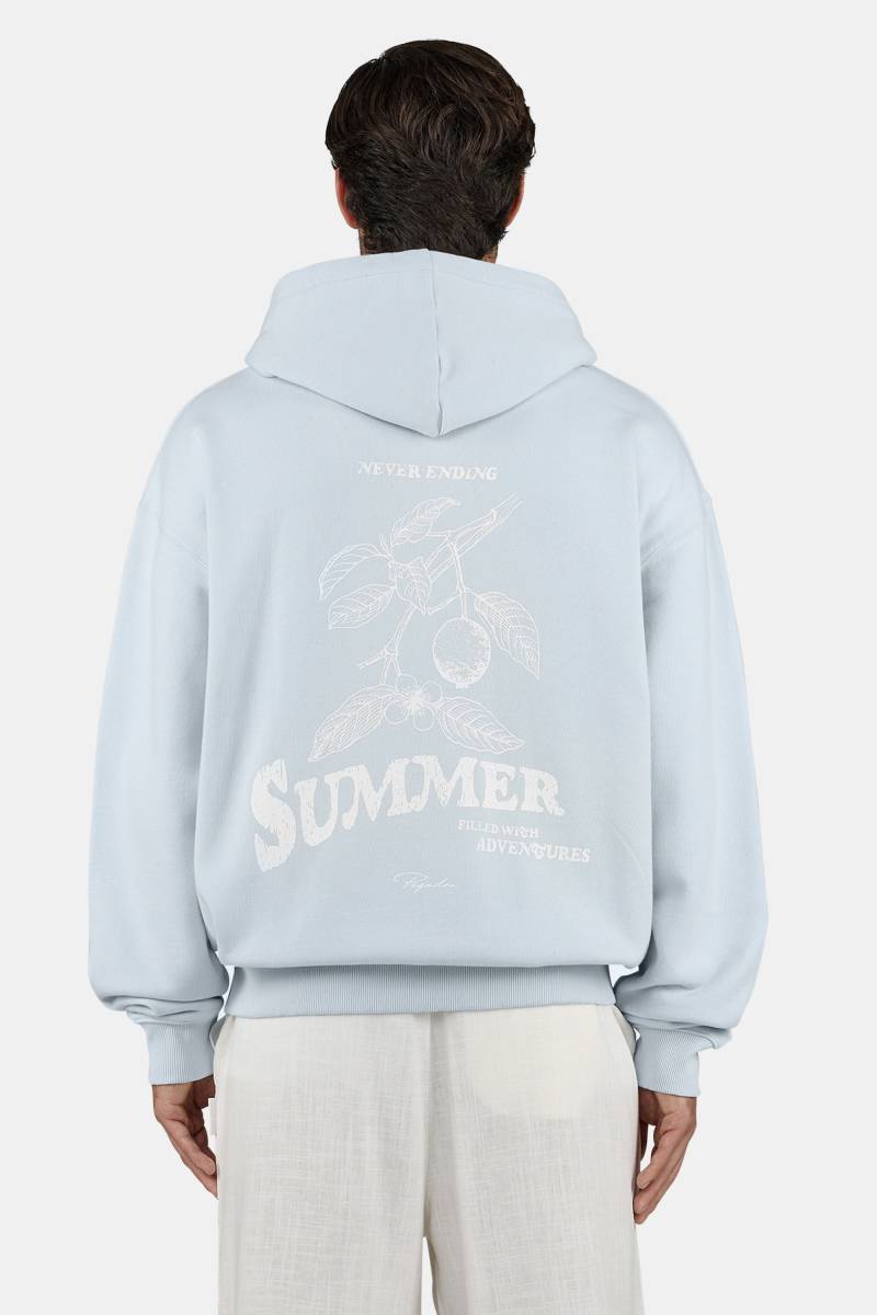 Caberry Oversized Sweat Jacket Washed Dream Blue von PEGADOR®