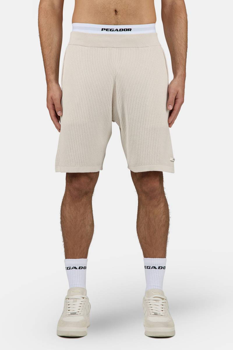 Campbell Knit Shorts Dark Unbleached von PEGADOR®