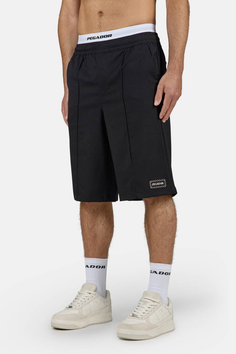 Cason Overknee Shorts Black von PEGADOR®