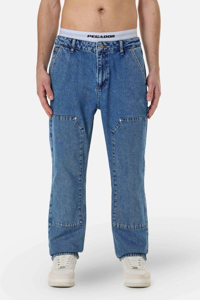 Cassido Carpenter Jeans Washed Blue von PEGADOR®