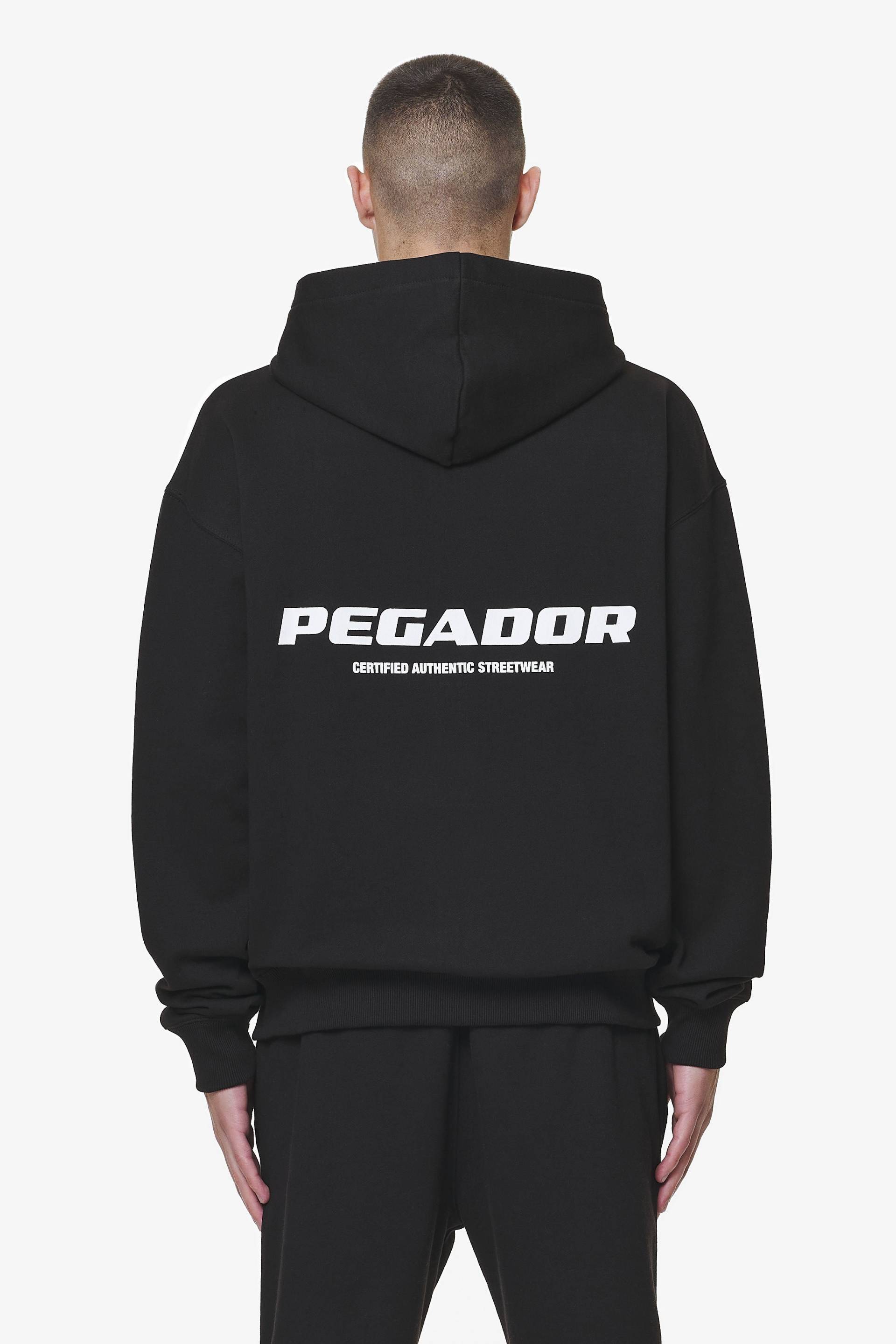 Colne Logo Oversized Sweat Jacket Black von PEGADOR®