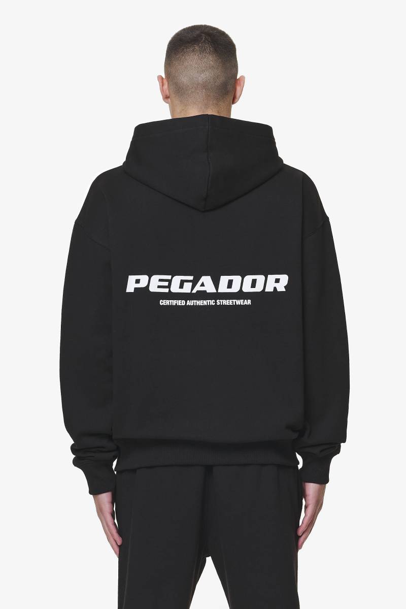 Colne Logo Oversized Sweat Jacket Black von PEGADOR®