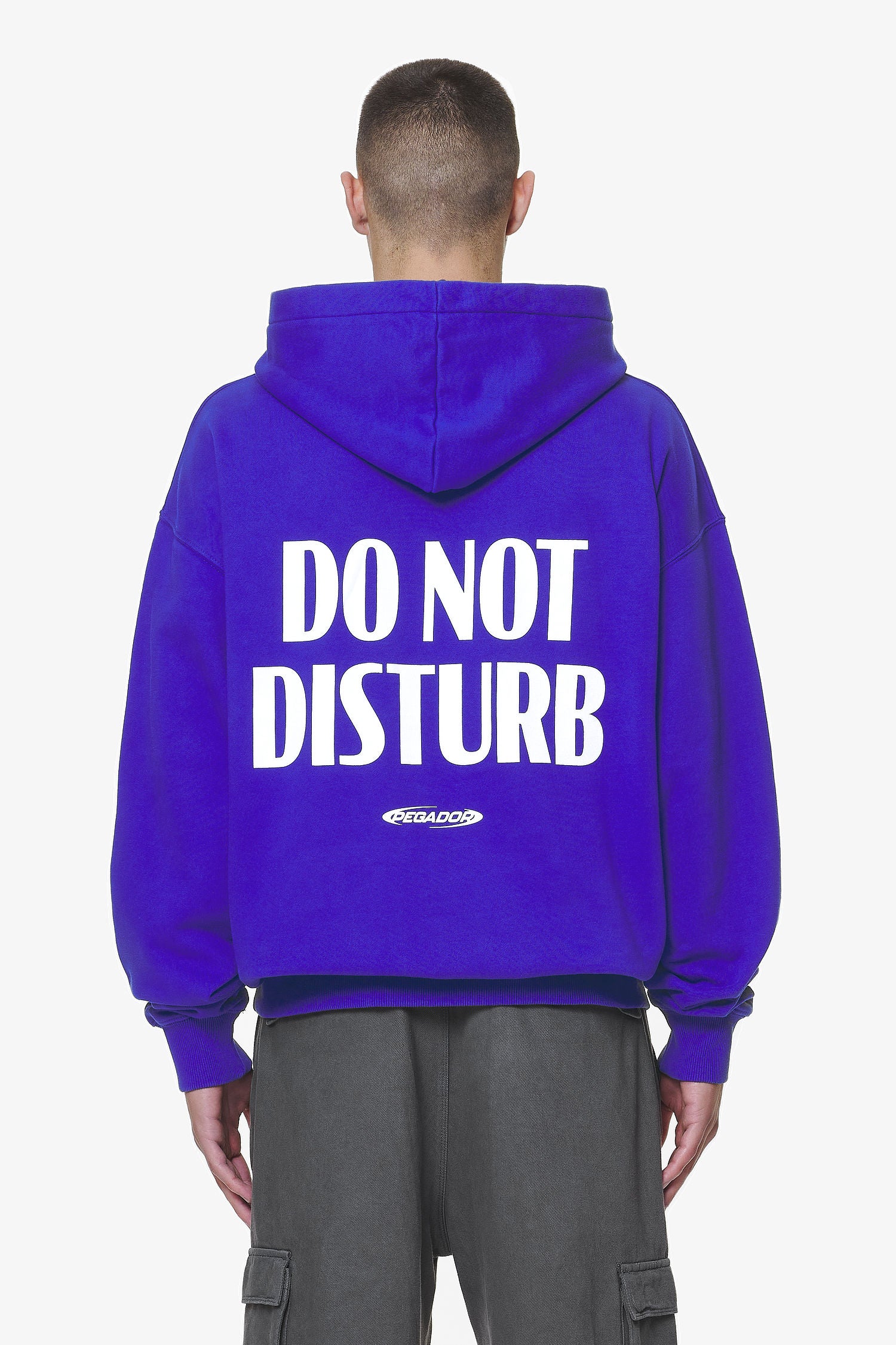 Crail Oversized Hoodie Washed Endless Blue von PEGADOR®