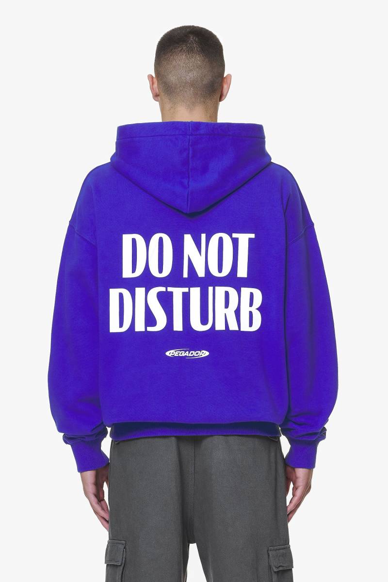 Crail Oversized Hoodie Washed Endless Blue von PEGADOR®