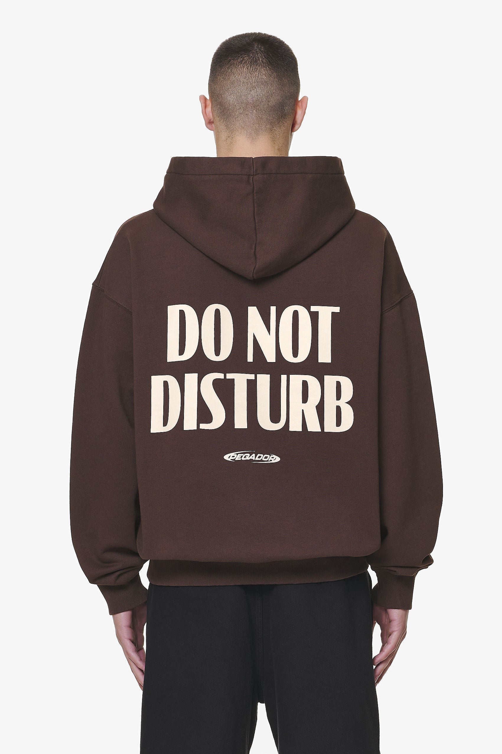 Crail Oversized Hoodie Washed Oak Brown von PEGADOR®