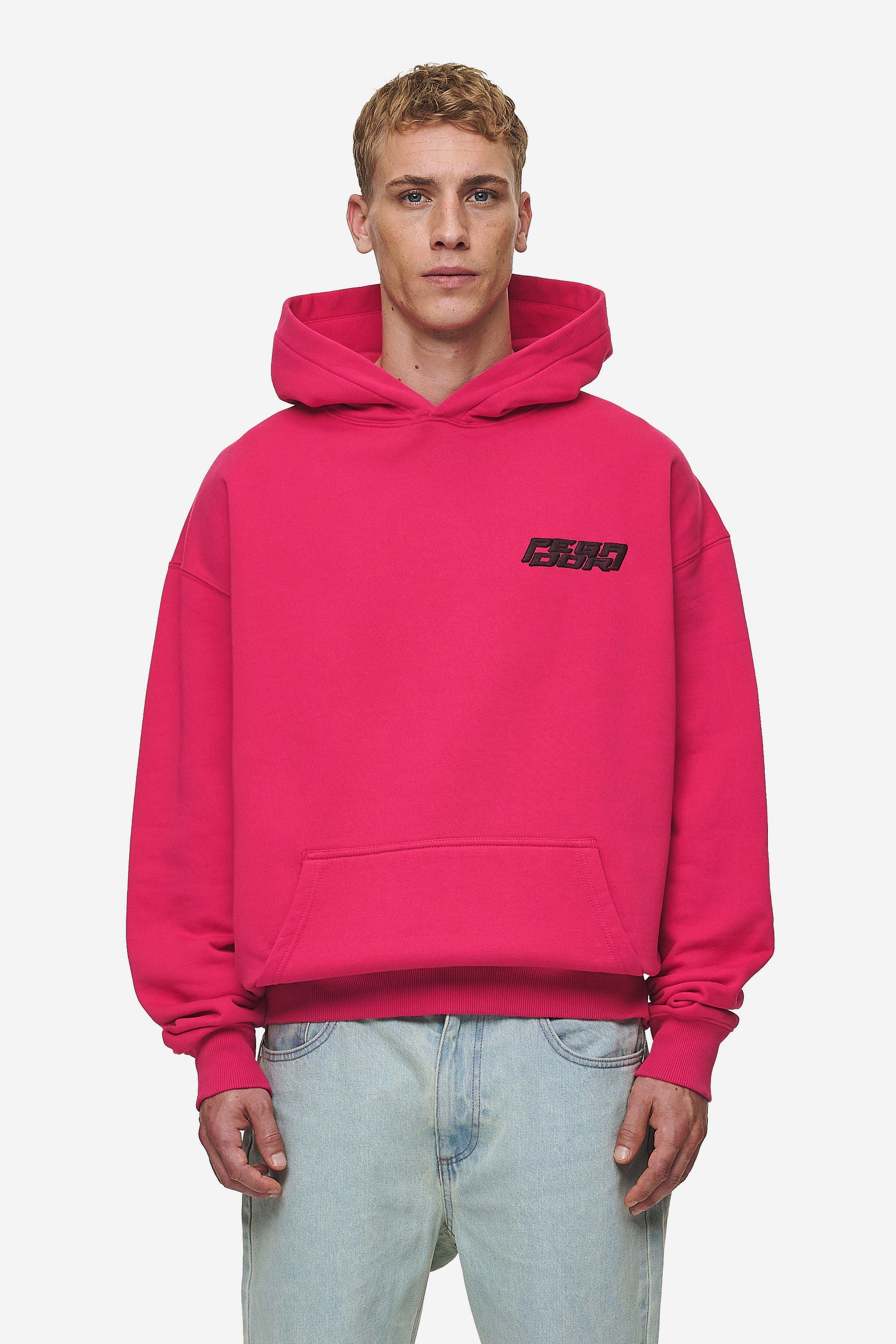 Doyer Oversized Hoodie Washed Virtual Pink von PEGADOR®