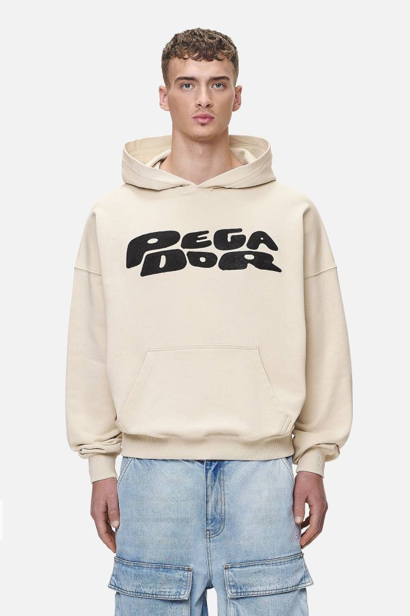 Drew Terry Boxy Hoodie Washed Desert Sand von PEGADOR®