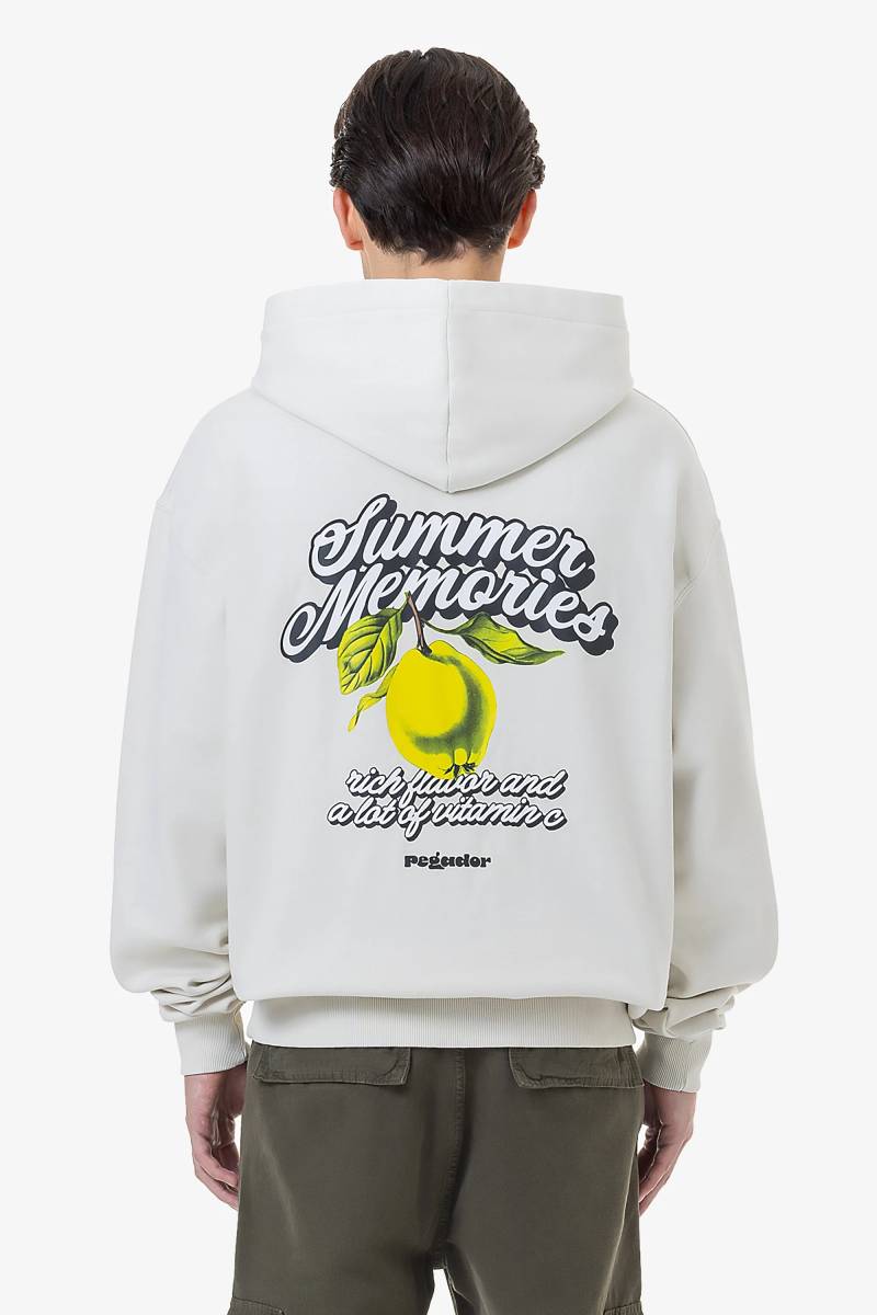 Farren Oversized Hoodie Washed Salty Cream von PEGADOR®