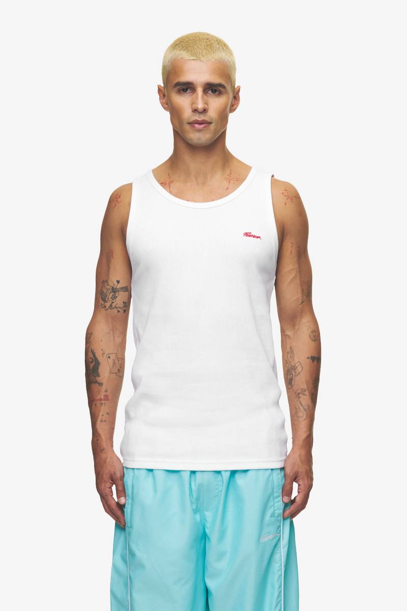 Gino Rib Undershirt White Red von PEGADOR®