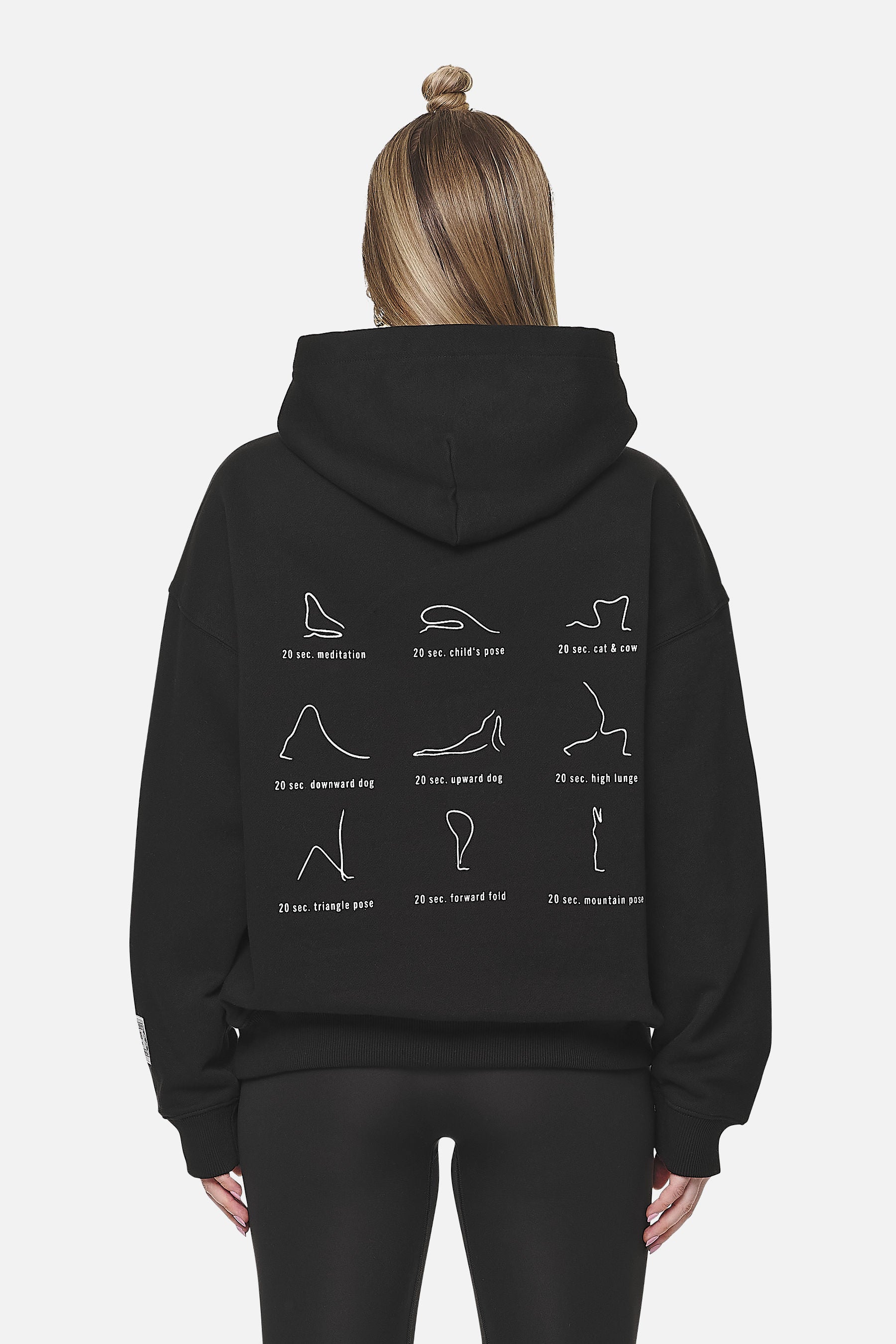 Idalia Oversized Hoodie Black von PEGADOR®