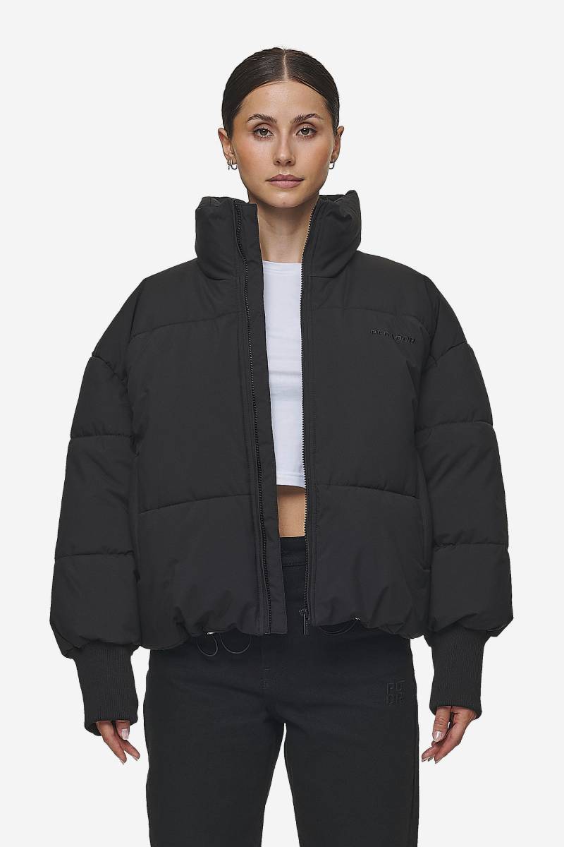 Jara Oversized Boxy Puffer Jacket Black von PEGADOR®