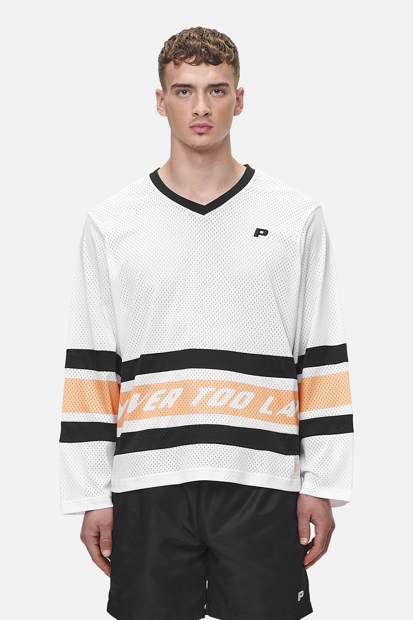 Johnsen Mesh Longsleeve White Apricot von PEGADOR®