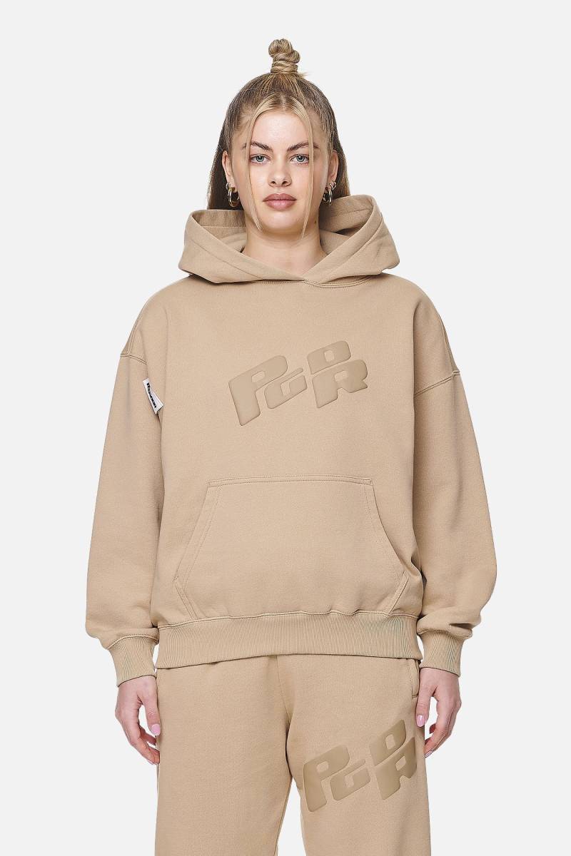 Julago Oversized Hoodie Washed Safari Sand von PEGADOR®