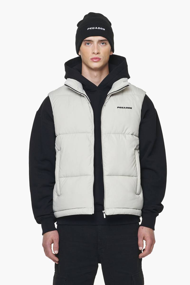 Landin Puffer Vest Ash Grey von PEGADOR®