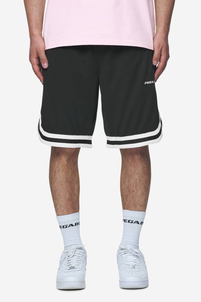 Lansing Basketball Shorts Black von PEGADOR®