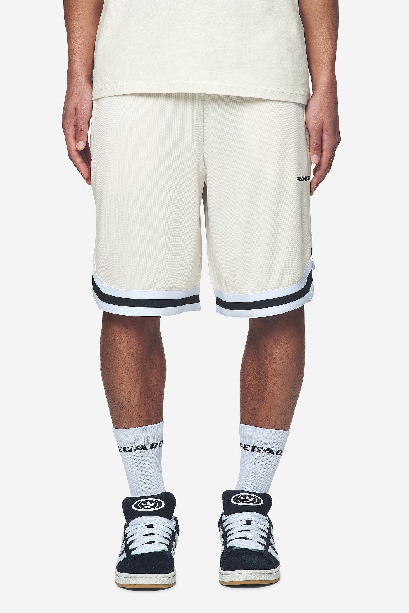 Lansing Basketball Shorts Salty Cream von PEGADOR®
