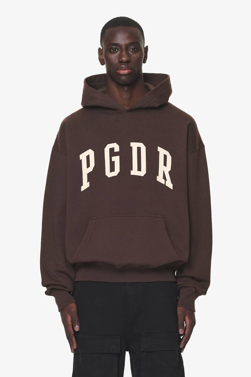 Layton Oversized Hoodie Washed Oak Brown von PEGADOR®