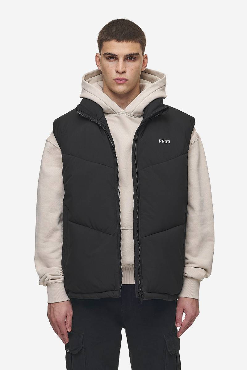 Leddy Oversized Puffer Vest Black von PEGADOR®