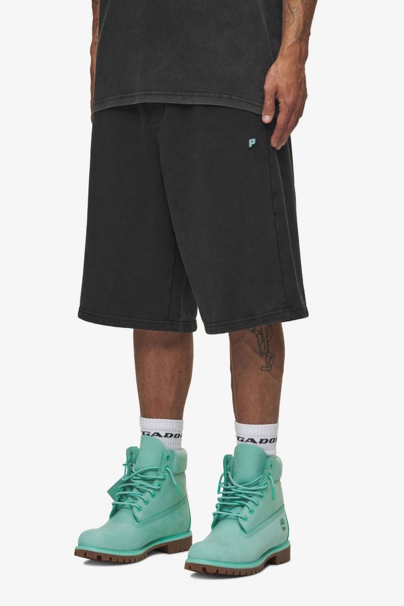 Leono Overknee Heavy Sweat Shorts Vintage Black Gum von PEGADOR®