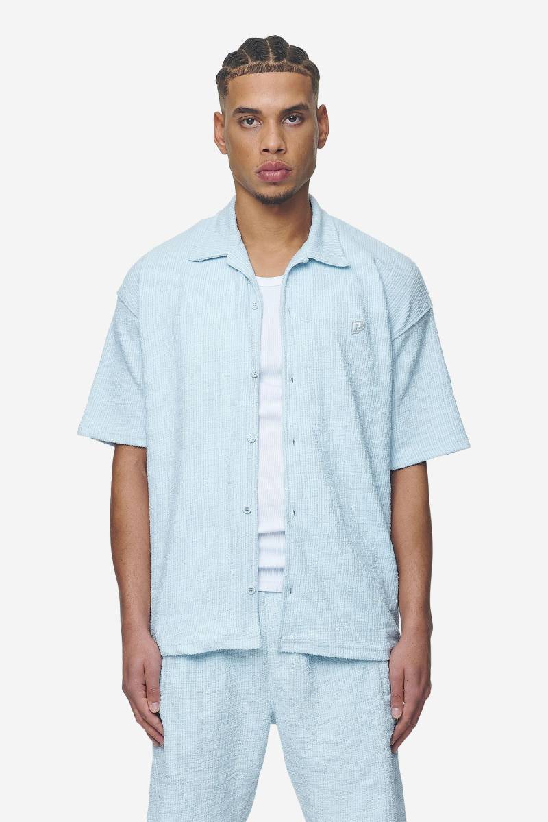 Libco Structured Knit Shirt Baby Blue von PEGADOR®