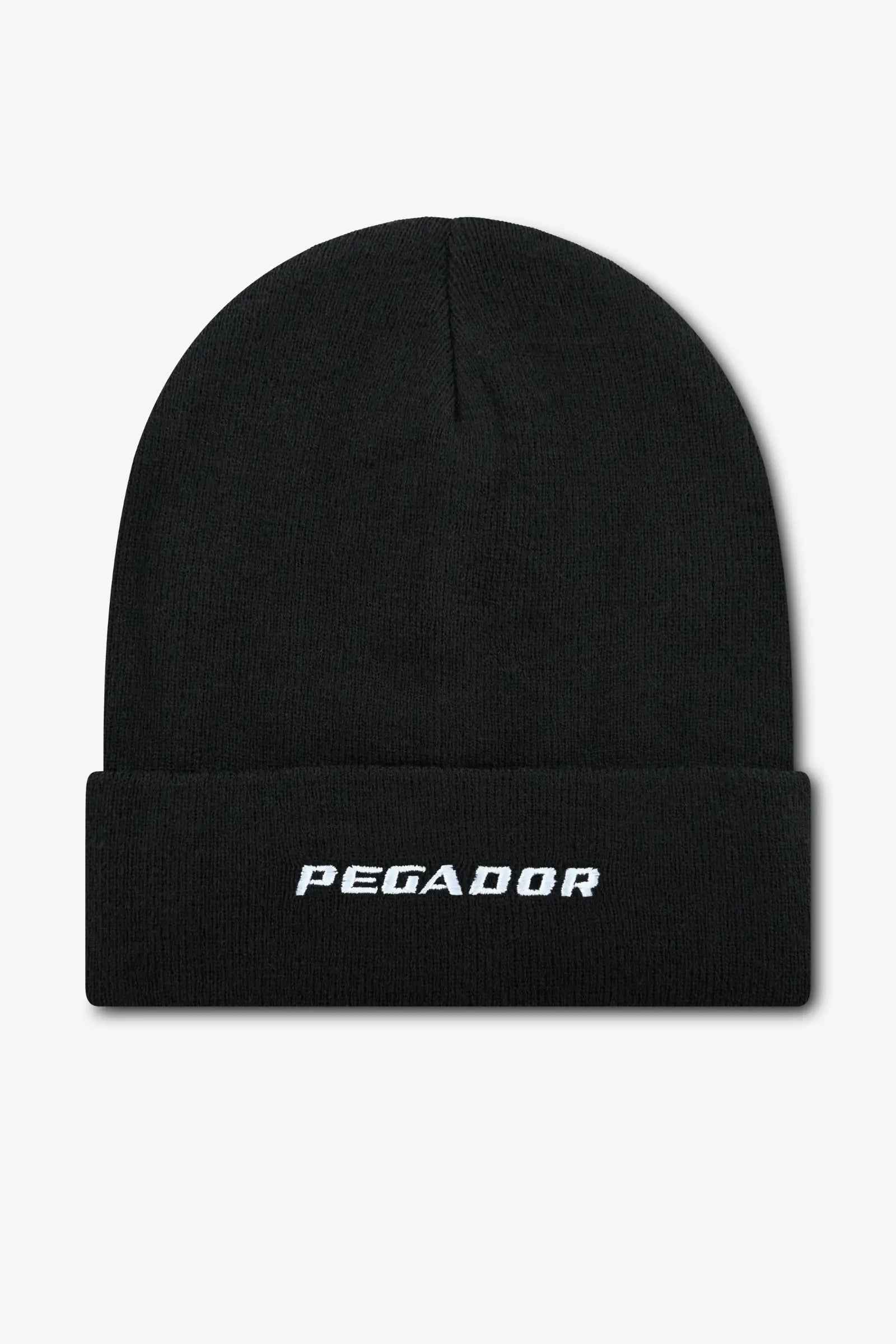 Logo Beanie Black White von PEGADOR®