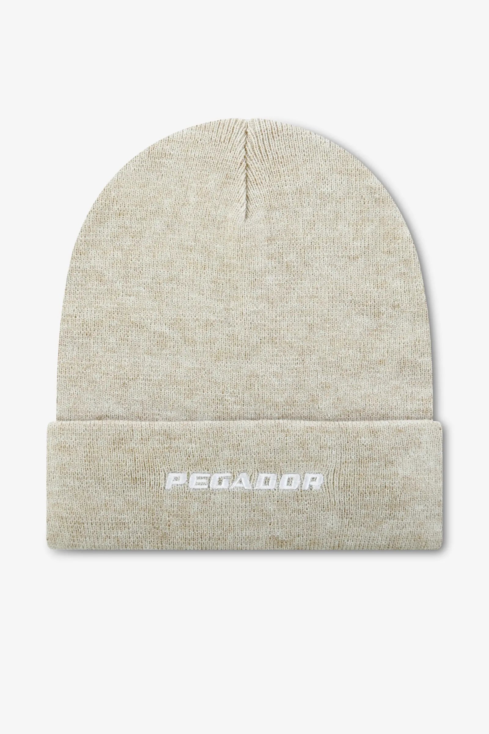 Logo Beanie Kingdom Beige White von PEGADOR®
