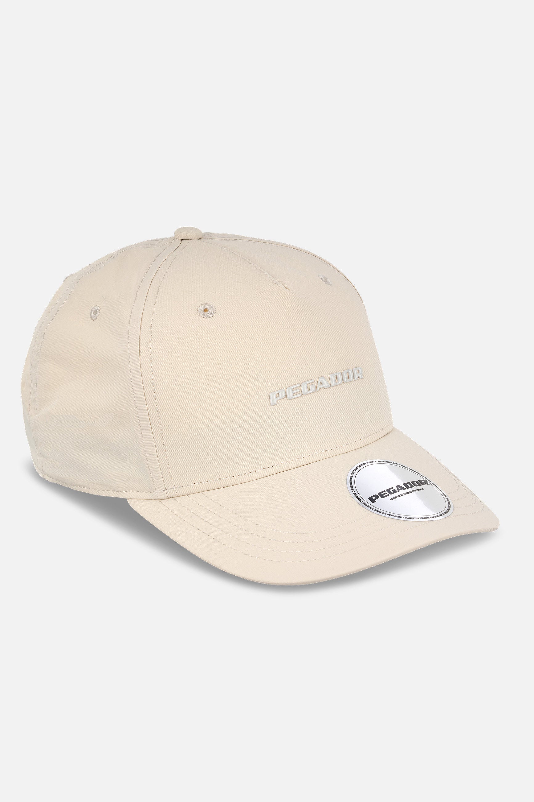 Logo Crushed Nylon Cap Desert Sand von PEGADOR®